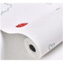 Jonikuper Rollo de papel tapiz insonorizado autoadhesivo a prueba de humedad, aislamiento térmico, resistente a las manchas,