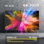 deleyCON 8m Cable HDMI 2.0a/b - Alta Velocidad con Ethernet - UHD 2160p 4K@60Hz 4:2:0 HDCP 2.2 ARC CEC Ethernet 18Gbps 3D Full