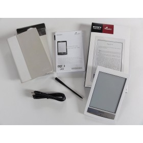 Sony PRST1WC - Lector de ebooks, Pantalla Escala de Grises, 6 Pulgadas, WiFi 802.11b, 802.11g, 802.11n, Color Blanco