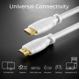 deleyCON 8m Cable HDMI 2.0a/b - Alta Velocidad con Ethernet - UHD 2160p 4K@60Hz 4:2:0 HDCP 2.2 ARC CEC Ethernet 18Gbps 3D Full