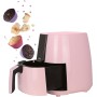 Jocca - Oil Free Air Fryer 3.8L Pink, Digital Air Fryer 1450W, 8 Automatic Programs, LED Touch Display, Timer, Adjustable