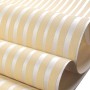 Huvqianu Papel pintado a rayas extraíble, papel pintado autoadhesivo a rayas, pelar y pegar, película decorativa de pared, papel