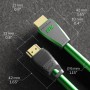 KabelDirekt – Cable HDMI 2.1 8K, edición Gamer certificada – 1m (8K@60Hz, Ultra High Speed/48G para 10K, 8K o ultra rápido 144