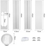 4 Pieces Air Conditioning for Window Sealing,Air Conditioning Adjustable Window Sealing Plates,Air Conditioning for Window