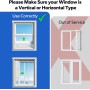 4 Pieces Air Conditioning for Window Sealing,Air Conditioning Adjustable Window Sealing Plates,Air Conditioning for Window