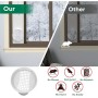 4 Pieces Air Conditioning for Window Sealing,Air Conditioning Adjustable Window Sealing Plates,Air Conditioning for Window