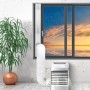 4 Pieces Air Conditioning for Window Sealing,Air Conditioning Adjustable Window Sealing Plates,Air Conditioning for Window
