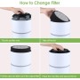 Earnmore A9 Air Purifier Filter丨High Efficiency 4-in-1 True HEPA Replacement Filter, Compatible with Air Purifier, Eliminates