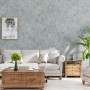 ZiStarlilife Papel pintado con textura de barro de diatomeas, adhesivo mate grueso impermeable para muebles, adhesivo de pared