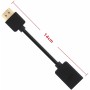 VCELINK Cable Alargador HDMI,Prolongador macho a hembra extensor HDMI 4k@60hz para TV stick chromecast 12cm -1 Unidad