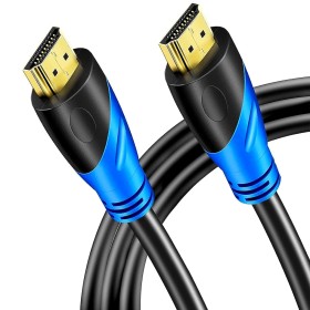 Rommisie Cable HDMI 4K/60HZ 2M (HDMI 2.0,18Gbps) Conectores chapados en oro de ultra alta velocidad, Retorno de audio Ethernet,