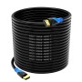Rommisie Cable HDMI 4K/60HZ 2M (HDMI 2.0,18Gbps) Conectores chapados en oro de ultra alta velocidad, Retorno de audio Ethernet,