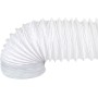 MIRTUX Flexible PVC Portable Air Conditioning Tube – 4.5 m Long and 15 cm Diameter, Suitable for Air Conditioning, Dryers or