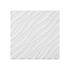 VEVOR Paneles de Pared 3D, PVC, con Ondas Minimalistas de Arte Moderno, con Acento de Cobertura 2,97 m², para Techo, Dormitorio,