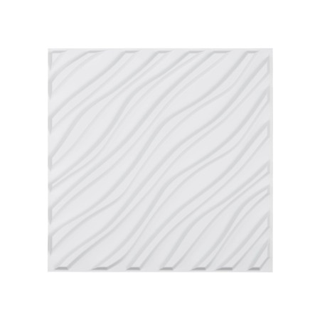 VEVOR Paneles de Pared 3D, PVC, con Ondas Minimalistas de Arte Moderno, con Acento de Cobertura 2,97 m², para Techo, Dormitorio,
