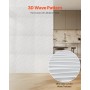VEVOR Paneles de Pared 3D, PVC, con Ondas Minimalistas de Arte Moderno, con Acento de Cobertura 2,97 m², para Techo, Dormitorio,