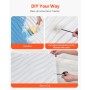 VEVOR Paneles de Pared 3D, PVC, con Ondas Minimalistas de Arte Moderno, con Acento de Cobertura 2,97 m², para Techo, Dormitorio,
