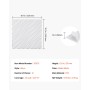 VEVOR Paneles de Pared 3D, PVC, con Ondas Minimalistas de Arte Moderno, con Acento de Cobertura 2,97 m², para Techo, Dormitorio,