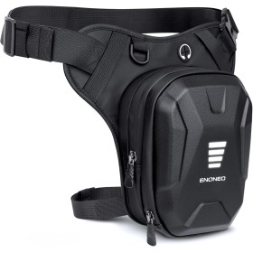 ENONEO Bolsa Pierna Moto Hombre Riñonera de Pierna Táctica Bolsa de Pierna Pequeña Bolsa Cintura Moto Mujer Mochila Moto Pierna