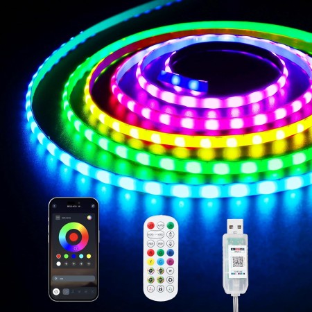 ShineBurky COB Tira LED 24V Amarillo, Luces LED Habitacion 10 Metros Luz LED Strip Light Flexible Cocina Interior Exterior