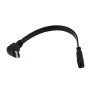Cable de extensión HDMI de alta velocidad, A hembra a cable macho con ángulo de 90 grados, 30 cm, cable plano, de CERRXIAN.