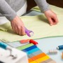 Rodillo de costura para acolchar, herramienta de encuadernación para acolchar, rodillo de papel pintado para coser y prensar