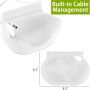 honecumi Soporte de pared para Google Nest Audio | Google Nest Audio Soporte de escritorio para altavoces | Soporte de pared