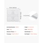 VEVOR Paneles de Pared 3D, Azulejos de PVC con Diseño Floral Minimalista, Cobertura de 2,97 m², para Techo, Dormitorio, Sala de