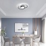 Comely Lamparas de Led Techo, Creatividad Plafon Led Techo Redondo, 32W 2350LM Blanco Cálido 3000K, Lámpara de Techo Modernas