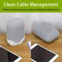 honecumi Soporte de pared para Google Nest Audio | Google Nest Audio Soporte de escritorio para altavoces | Soporte de pared