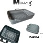 Rectangular Silicone Air Fryer Mold Compatible with Cecofry Advance 9000 Window and CECOFRY DUAL 9000 (29.5cmX22.5cm) Air Fryer