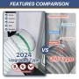 Loviga 100% Sealed Portable Air Conditioner Door Kit with Zipper Opening for Entrance & Outdoor, 80X219cm Adjustable Length,