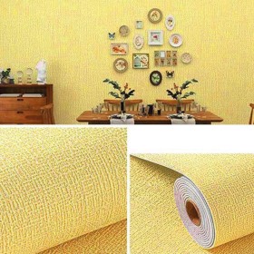 Gettimore Adhesivo de pared de espuma 3D de lino que añade profundidad y elegancia al diseño interior de cualquier habitación