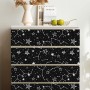 JIAOQSS Papel pintado autoadhesivo Ramas de cerezo con flores rojas Papel tapiz adhesivo de vinilo impermeable decorativo para