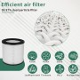 2 Replacement Filter, Air Purifier with HEPA Filter, For Philips Air Purifier Series 800 AC0830/10 AC0820/30 AC0820/10