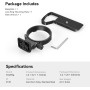 SMALLRIG Placa de Montaje de Collar de Trípode de Cámara Giratoria para Sony A7R V/A7 IV/A7S III/A7R IV, para Placa Tipo Arca y