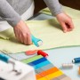 Rodillo de costura – Herramientas de papel pintado | Rodillo de costura acolchado | Rueda de herramientas de costura de papel