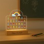 Transparent Gift Lámparas Personalizadas Corazones con Muñecos. Regalos Originales para Profesores. Lámpara Decorativa para