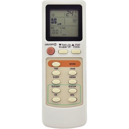 TALENTEC Home | Replacement Remote Control Compatible with Air Conditioners Mitsubishi, Firstline, Hitachi, Coventry | MSD-09NV,