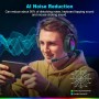 Fachixy Cascos Gaming Inalámbricos para PC, PS5, PS4, Auriculares Gaming Inalámbricos de 2,4GHz Wireless+Bluetooth - Baja