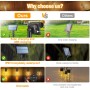 Luces Solares Exterior 15M - Luz Solar Exterior Jardin IP65 Impermeable 20+1 G40 LED Plástico Bombillas con Control Remoto 8