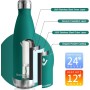 Botella Termica 500ml, Cantimplora Termica Acero Inoxidable sin BPA, Botella Termica Reutilizable, Termo a Prueba de Fugas,
