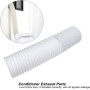 Vikye Air Conditioning Hose, Portable Exhaust Hose Air Conditioning Parts Friction Loss Low Easy (Diameter 13cm x 1.5M)