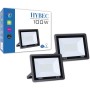 CLAR - Foco LED Exterior 10W, Proyector LED Interior/Exterior, Luz Impermeable (Pack 2)