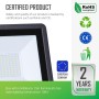 CLAR - Foco LED Exterior 10W, Proyector LED Interior/Exterior, Luz Impermeable (Pack 2)