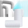 Vikye Air Conditioning Hose, Portable Exhaust Hose Air Conditioning Parts Friction Loss Low Easy (Diameter 13cm x 1.5M)