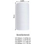 Vikye Air Conditioning Hose, Portable Exhaust Hose Air Conditioning Parts Friction Loss Low Easy (Diameter 13cm x 1.5M)