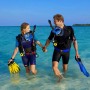 Frasheng Máscara de Buceo para Adultos, 180°Panorámica Máscara de Snorkel de Cara, Máscara Snorkel Adulto, Anti-vaho, Anti-Fuga,