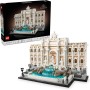 LEGO Architecture Fontana di Trevi Maqueta para Construir para Adultos, Monumento Italiano de Fuente Barroca y Minifiguras,