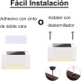 Liiisi 8 Unidades luz solar Escaleras, Decoracion terraza exterior, Luces Solares Escalones Exterior, Valla, Patio, Terraza,